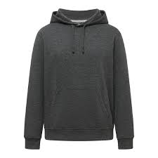Charcoal Plain Hoodie for Unisex